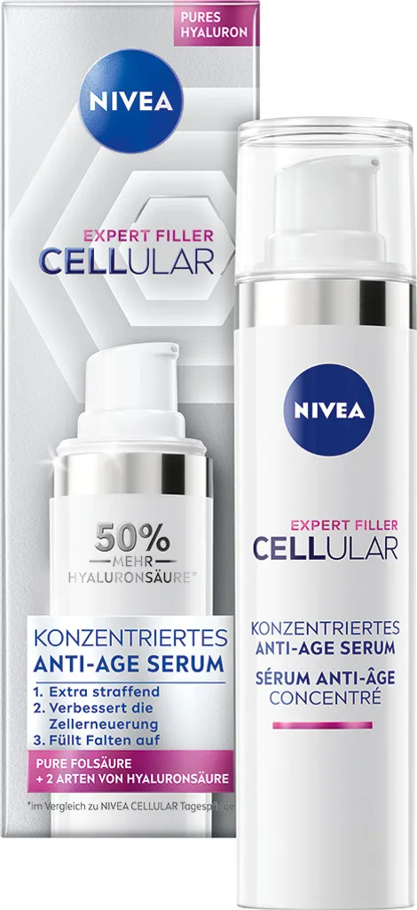 Sérum Visage Anti-Âge Nivea Cellular Expert Filler 40ml Texture Légère