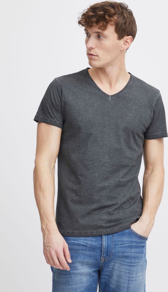 SOLID SDConley Herren T-Shirt Kurzarm Shirt Mit V-Ausschnitt Aus 100% Baumwolle