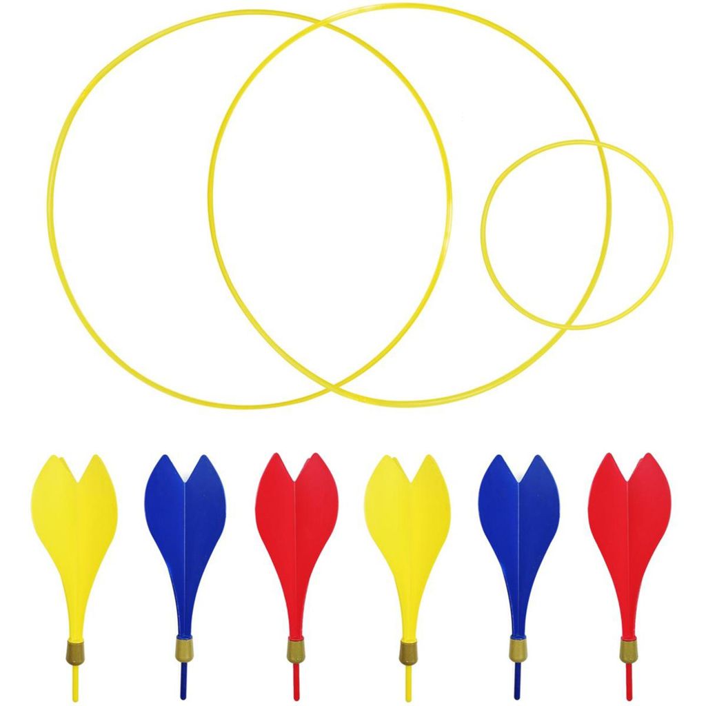 Outdoor Dartspiel – Geschicklichkeitsspiel für Kinder & Erwachsene – Wurfspiel für Garten & Strand – ENERO