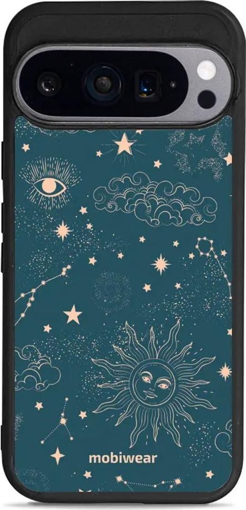 Handyhülle für Google Pixel 9 Pro, Mobiwear Glossy Case, Astraler Staub