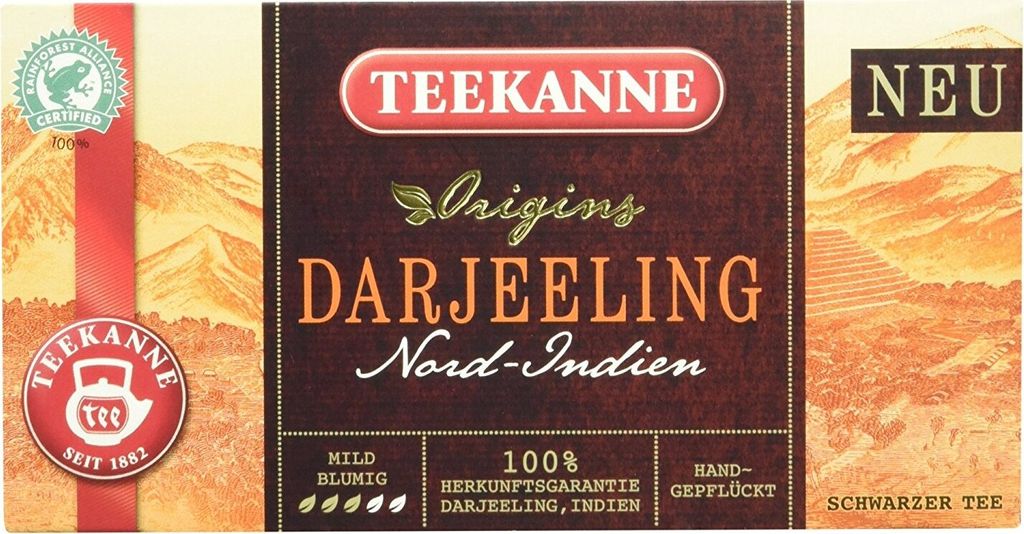 Teekanne - Schwarzer Tee - Darjeeling - 20er Produktbild 