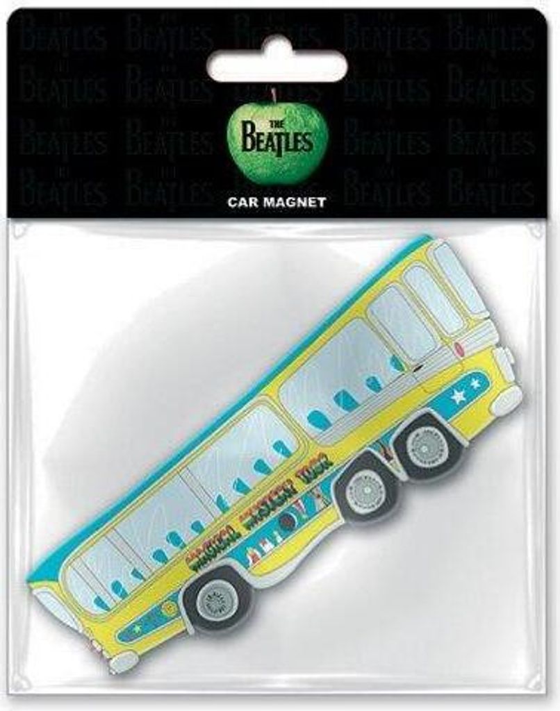 The Beatles - Kühlschrank-Magnet "Magical Mystery Tour" RO8023 (Einheitsgröße) (Gelb/Hellblau)
