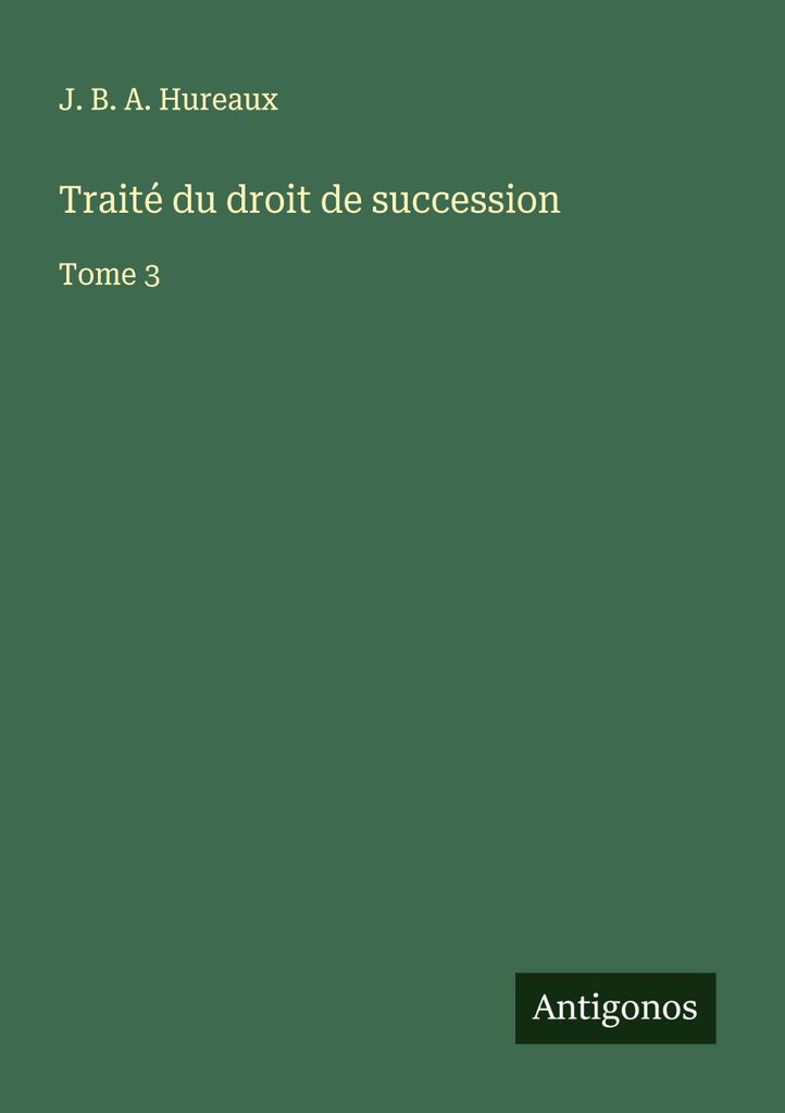 Abhandlung über das Erbrecht