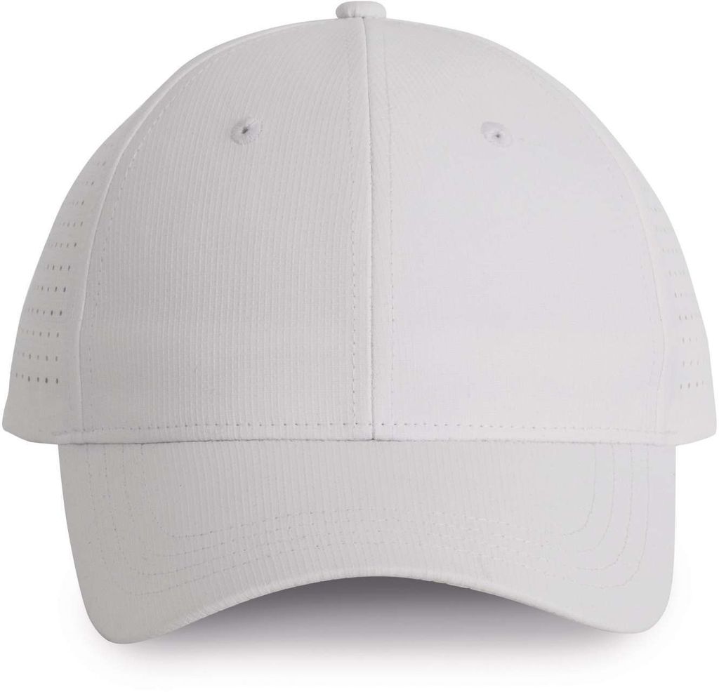 K-Up Herren Kappe Panel Cap Baseballcap Cap Basecap Mütze, Größe:U, Farbe:Weiß