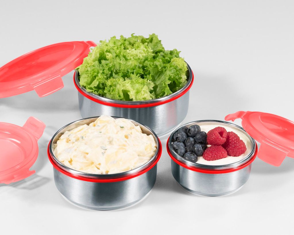3tlg. KING® Vorratsdosen-Set KLICKBOX luftdichte Behälter