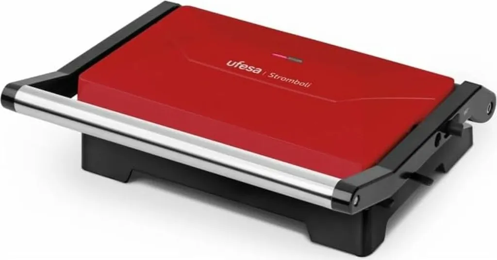 Grille-viande UFESA STROMBOLI 1000W compact avec plaque de cuisson rapide