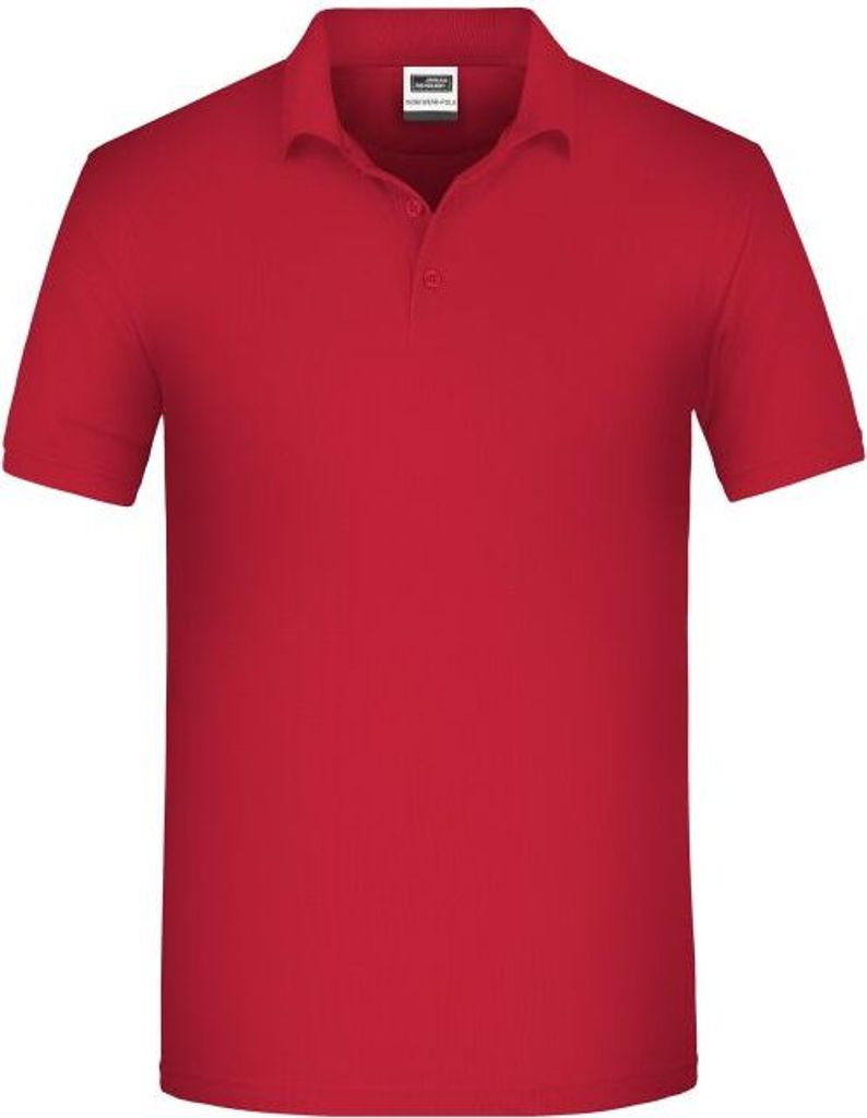Pflegeleichtes und strapazierfähiges Polo red, Gr. 6XL