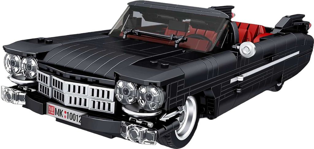 A black convertible toy car.