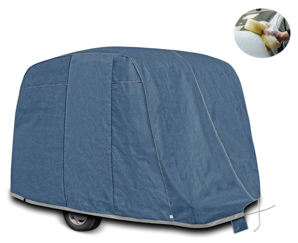Vollgarage mit Baumwoll-Innenschicht passend für Wohnwagen Campingwagen Wohnanhänger Campin Z5588533