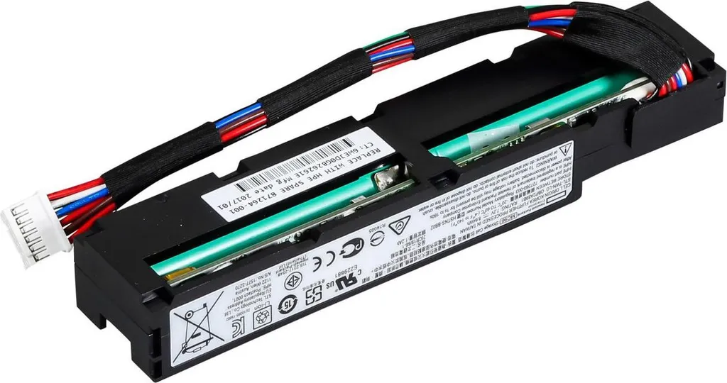Batterie HPE 96W Enhanced pour éviter la perte de données sur serveurs