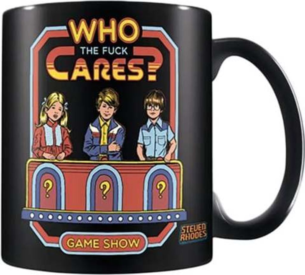 Steven Rhodes Tasse Who Cares multicolor Standard