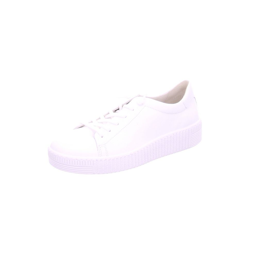 Gabor Shoes Sneaker - Weiß Glattleder Größe: 38.5 Normal