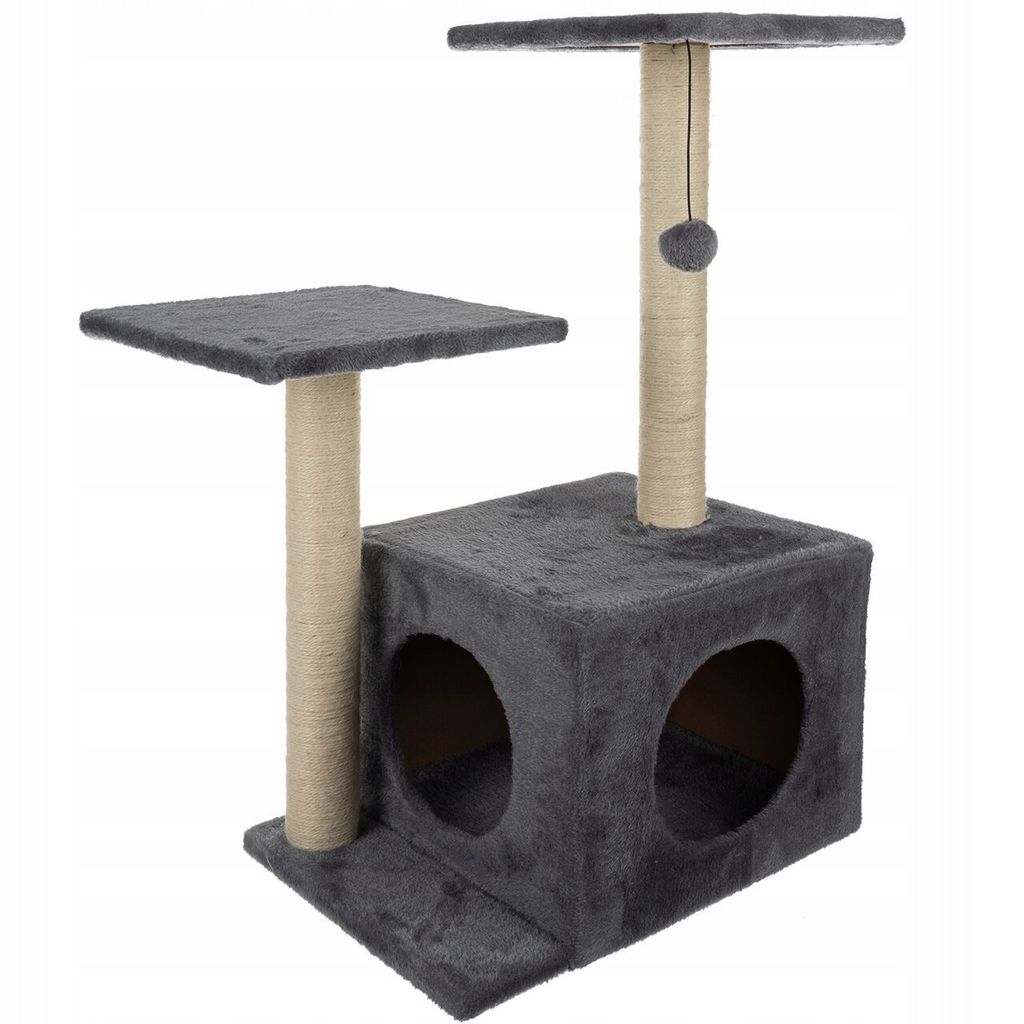 Purlov 21712 Krabpaal voor katten, 71 cm, grijs Productafbeelding 
