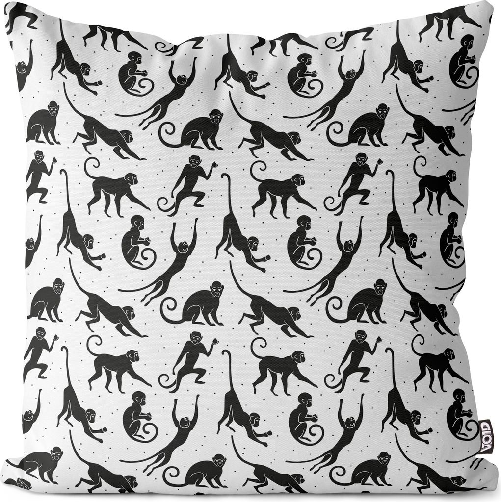 VOID Affen Grafik Muster Afrika Kissenbezug Kissenhülle sofa couch wohnzimmer dekoration wasserfest Outdoor Kissen bezug deko