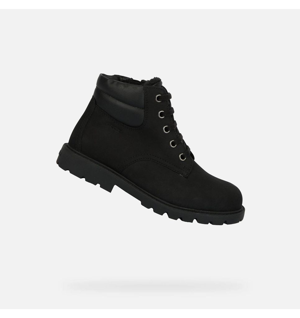 Geox Schwarze Shaylax-Jungenstiefeletten 30