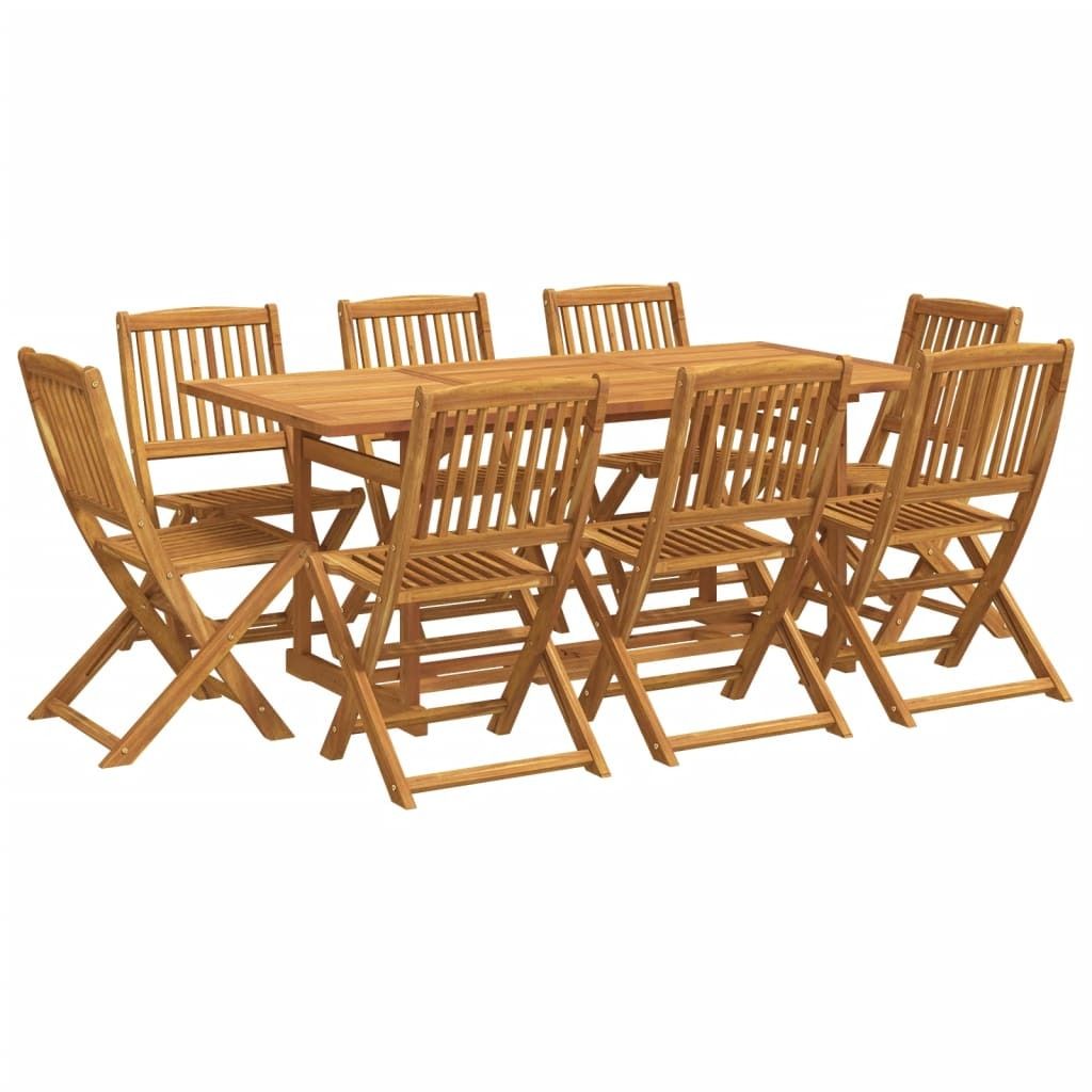 9dílný zahradní jídelní set 180x90x75 cm masivní akáciové Obrázek produktu 