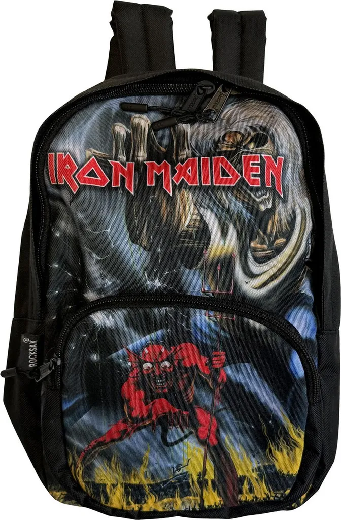 Mini-sac à dos Iron Maiden Number Of The Beast RO15241 Noir Taille Unique