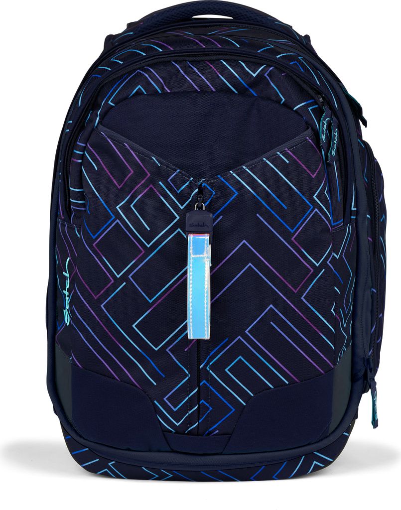 Satch Match Schulrucksack Purple Laser Produktbild 