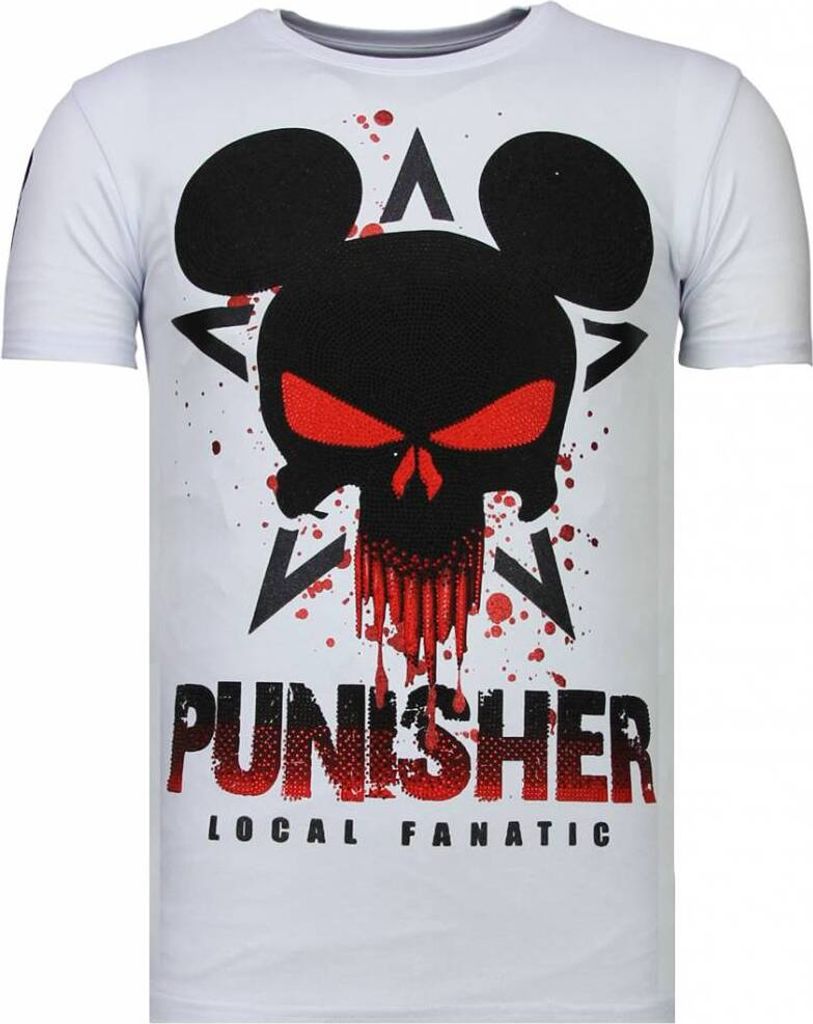 Punisher Mickey Strass T - XXL