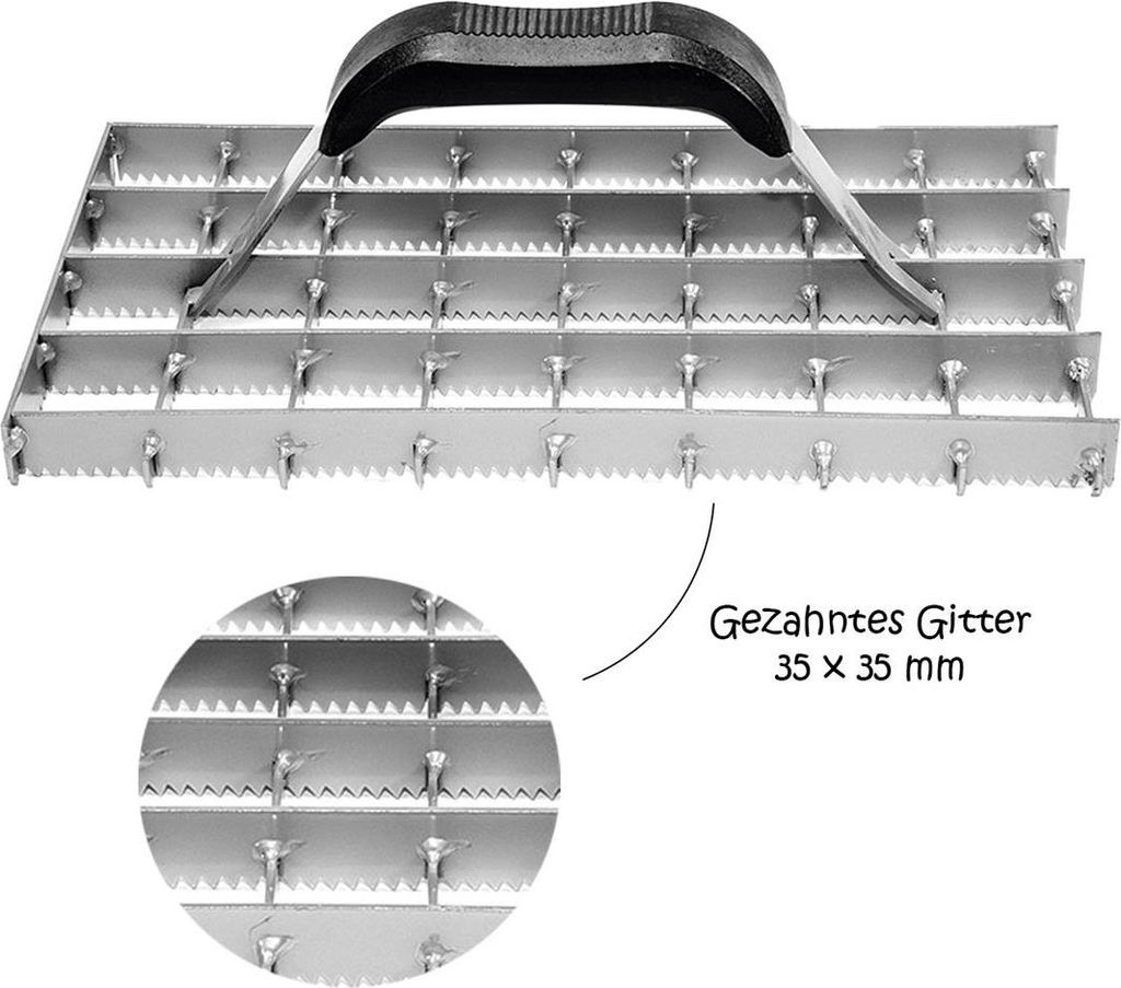 Gitterrabot gezahnt 35 x 35 mm Produktbild 