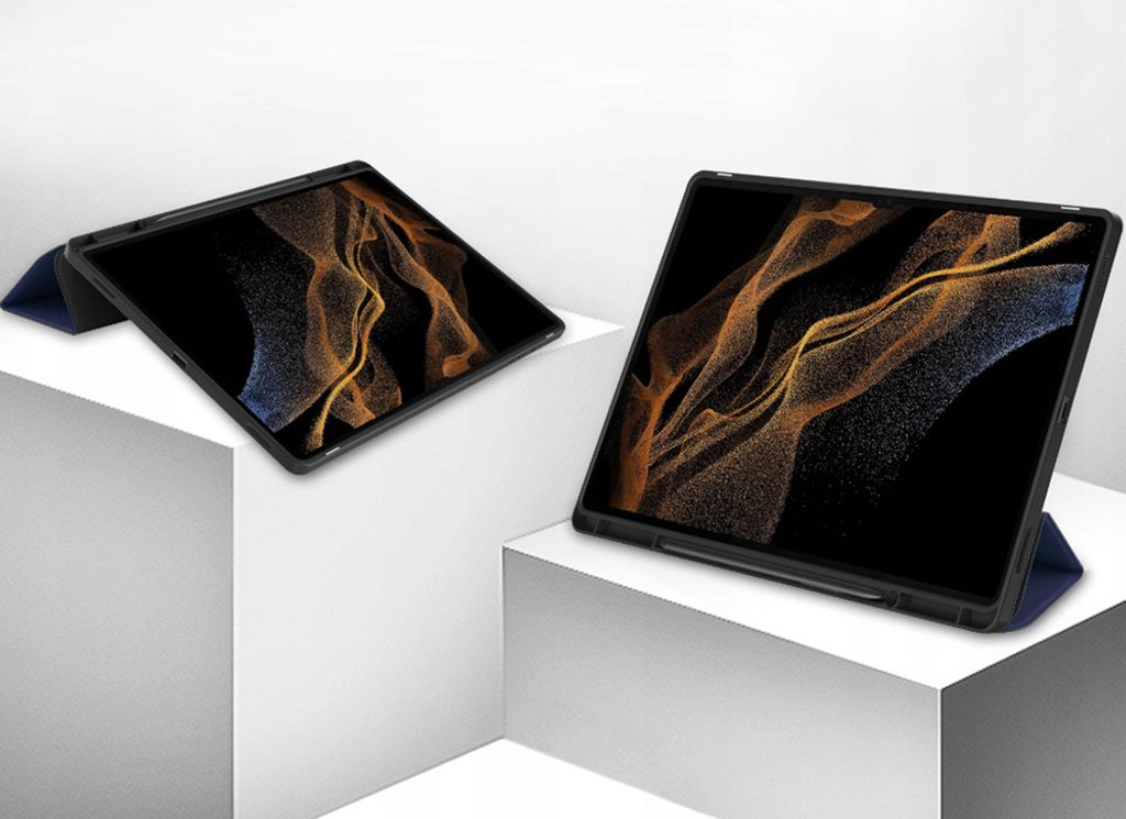 Smart Pencil TPU-Hülle für Samsung Galaxy Tab S10 Ultra (Marineblau)