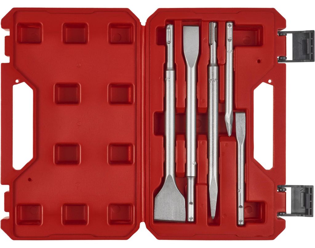 KWB SDS-plus Meißel-Satz, 250 / 240mm, 5-teilig, Produktbild 