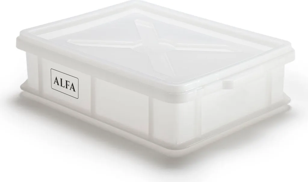 Boîte de fermentation pizza 40x30 cm Alfa Forni pour pâtons frais