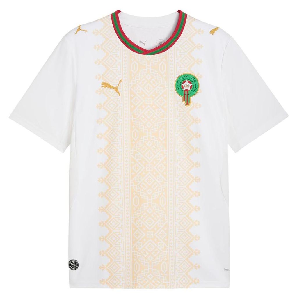 PUMA Marokko Herren Auswärtstrikot 2026 white/gold M