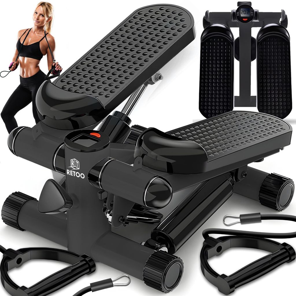 Fitness Stepper höhenverstellbar für Zuhause mit Produktbild 