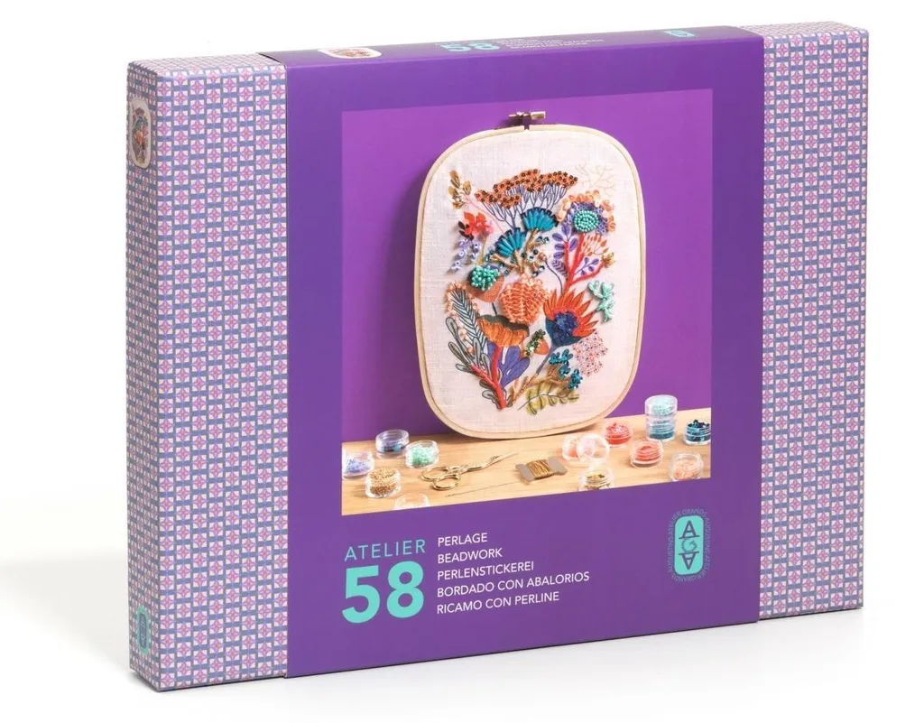 Broderie avec perles Djeco loisir créatif relaxant pour adulte n°58 zen