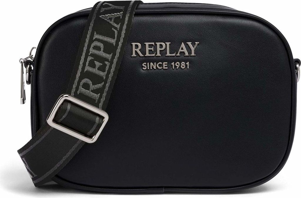REPLAY Umhängetasche Crossbody Bag Black schwarz