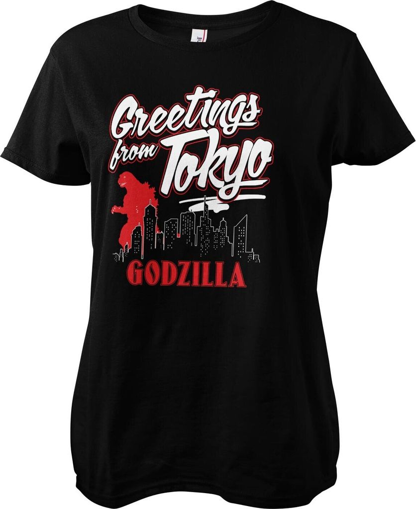 Greetings From Tokyo Girly Tee - XX-Large - Black