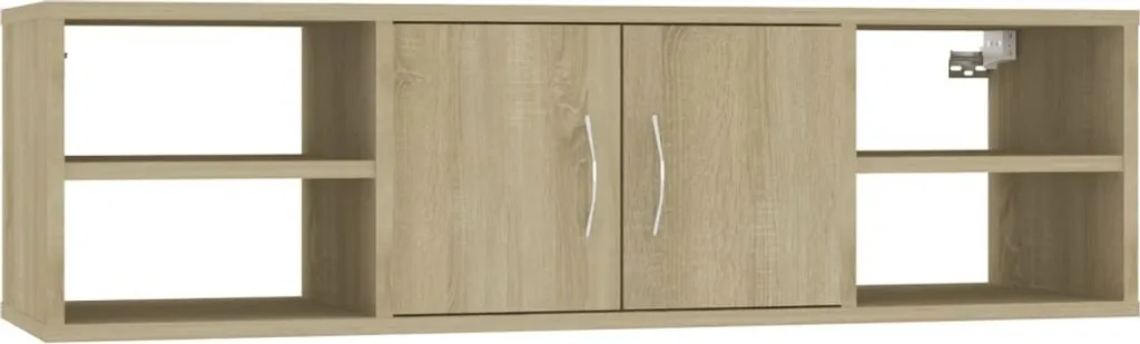 Étagère Murale de Rangement pour Livres et Déco 102x30x29 cm Bois Sonoma
