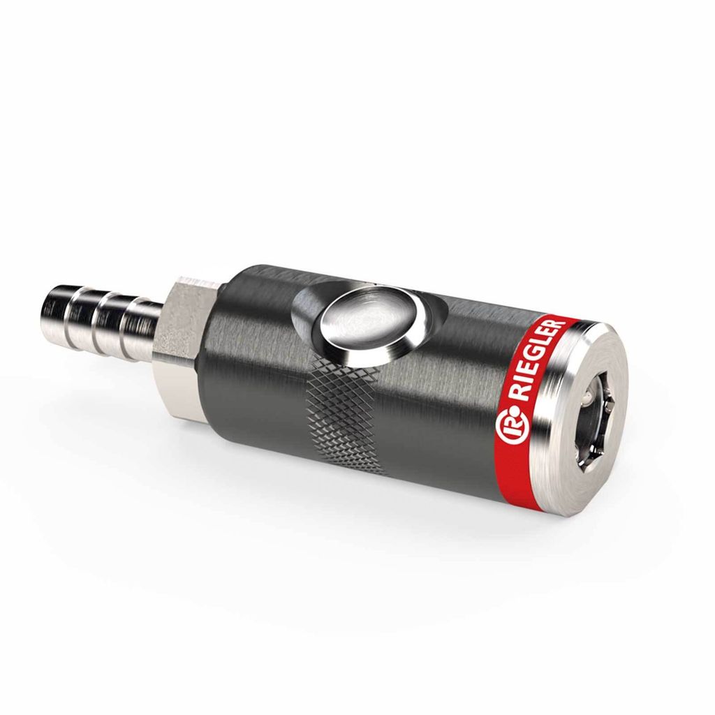 Riegler Druckknopf-Sicherheitskupplung NW 7,4, LW10