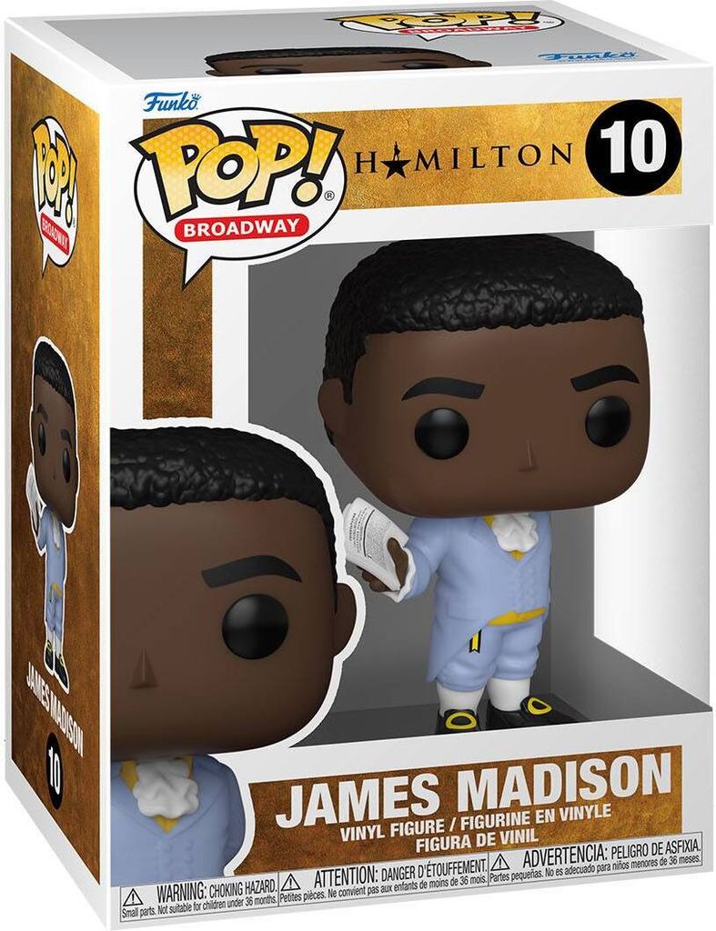 Hamilton - James Madison 10 - Funko Pop! - Vinyl Figur Produktbild 