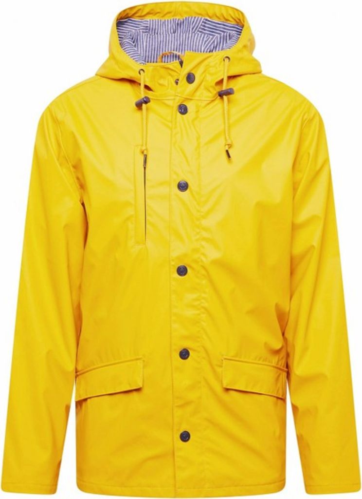 Derbe Herren Regenjacke Wetterjacke Passby, Farbe:Gelb, Größe:2XL, Artikel:-040 / 010 yellow / navy