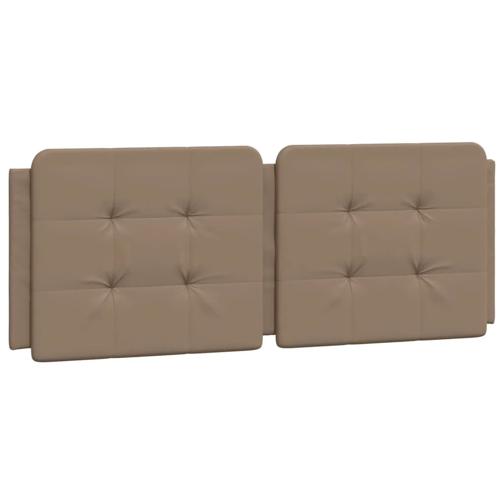 SYFAX™ Cuscino Testiera Zadar Cappuccino 140 cm in Pelle finta