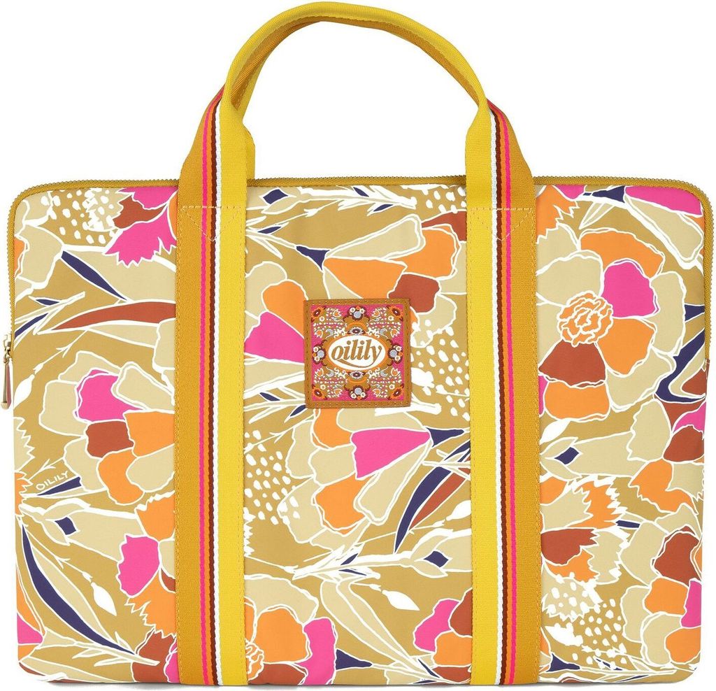 Sac Ordinateur Portable Paul Smith - Motif Phare Multicolore En Coton - Taille 15" X 11" - Occasion Très Bon état