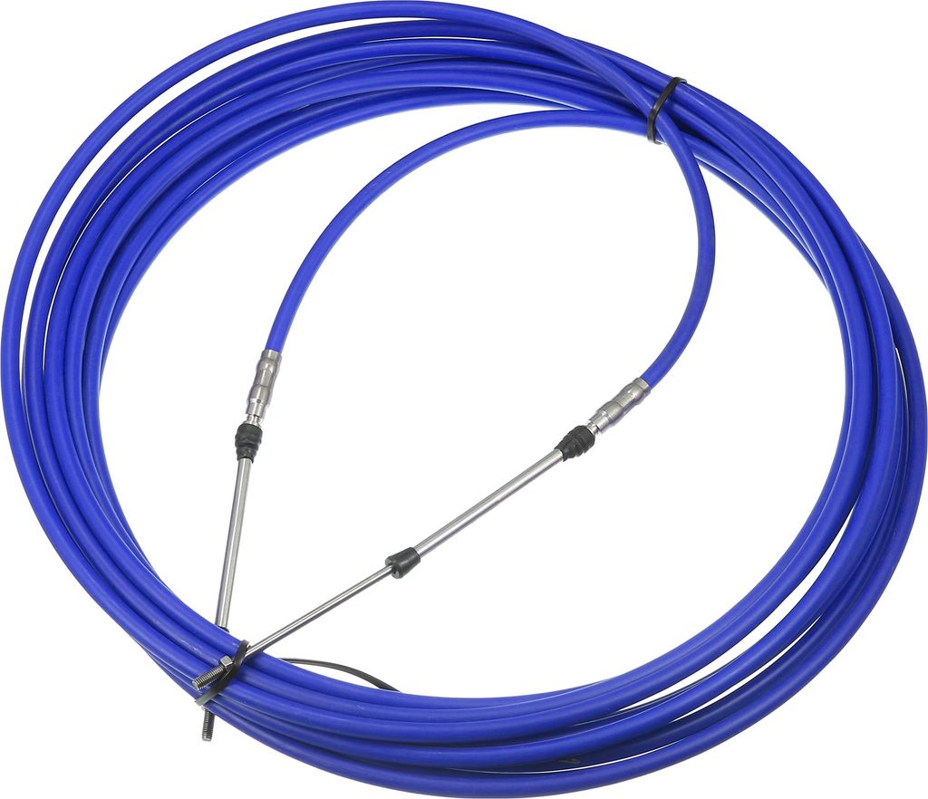 1 Stück Marine Gashebel Fernbedienungsbox Kabel Blau 11 Meter