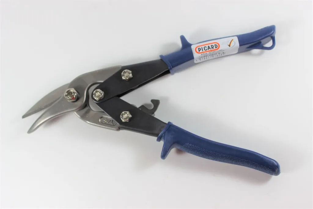 Cisaille à tôle inox V2A 240 mm Picard, coupe précise sans bavure