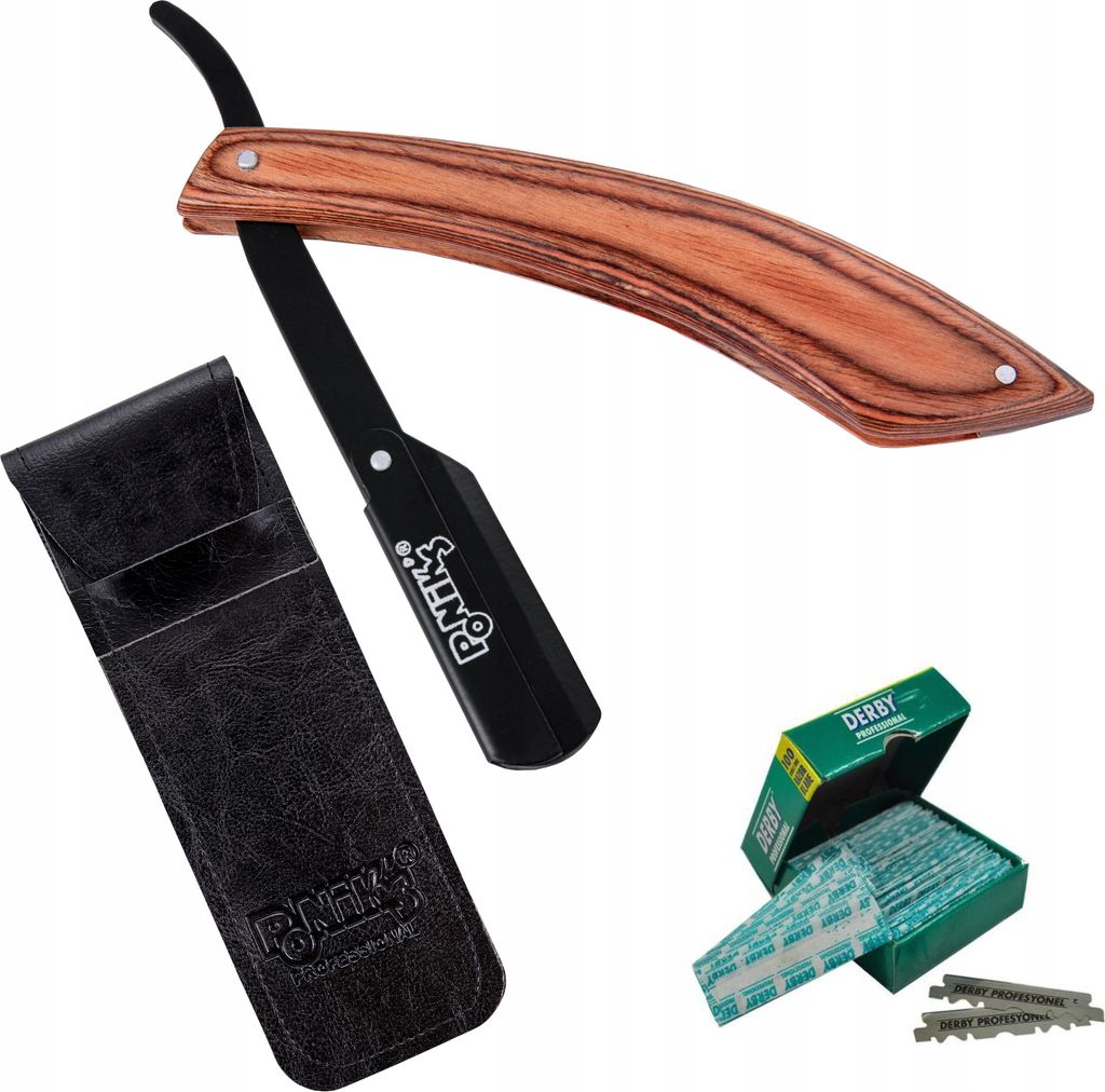Ponik's Rasiermesser mit Wechselklinge, Rasiermesser Set - Produktbild 