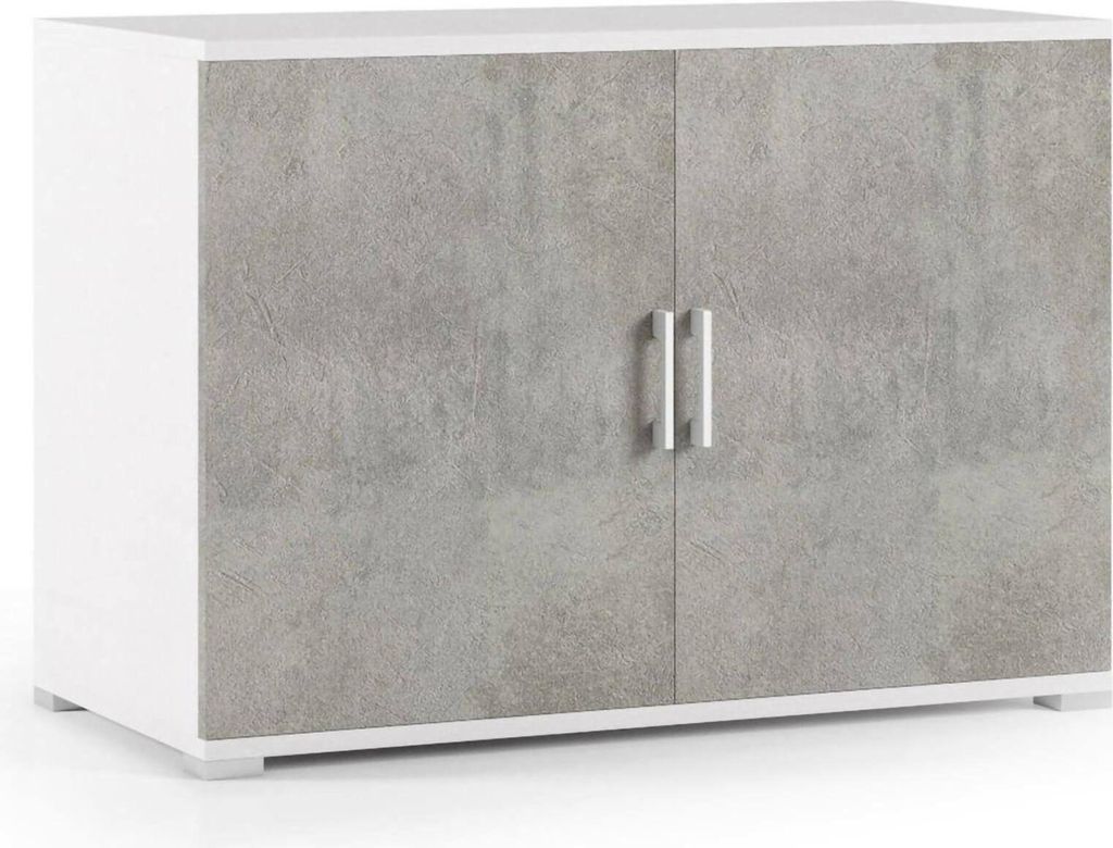 Mehrzweckschrank Darc, Linearschrank mit 2 Flügeltüren mit Produktbild 