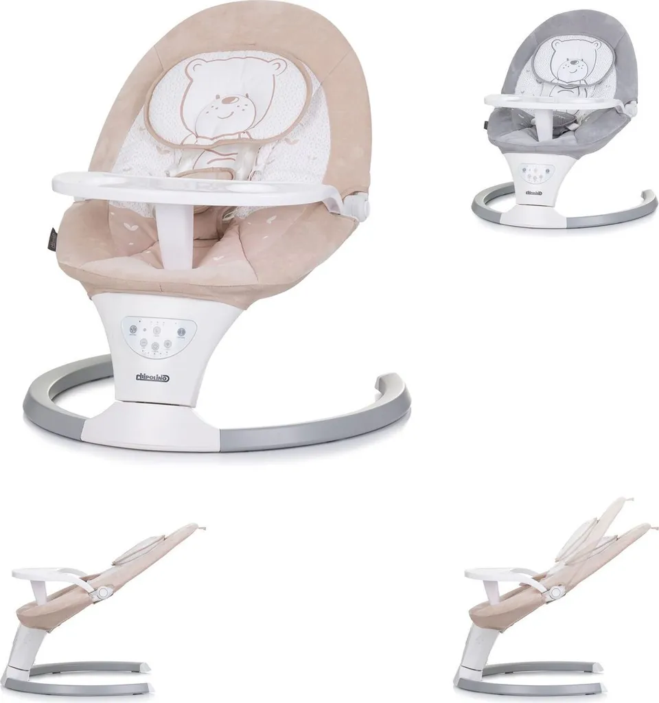 Transat Chipolino Lera Beige avec Musique, Télécommande et Minuteur