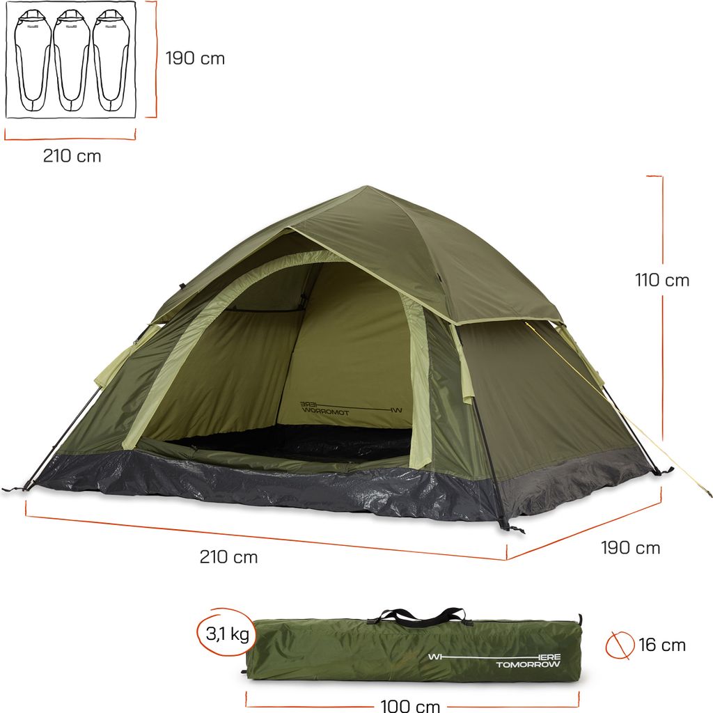Where Tomorrow Lumaland Camping Zelt Leichtes Pop Up Produktbild 11