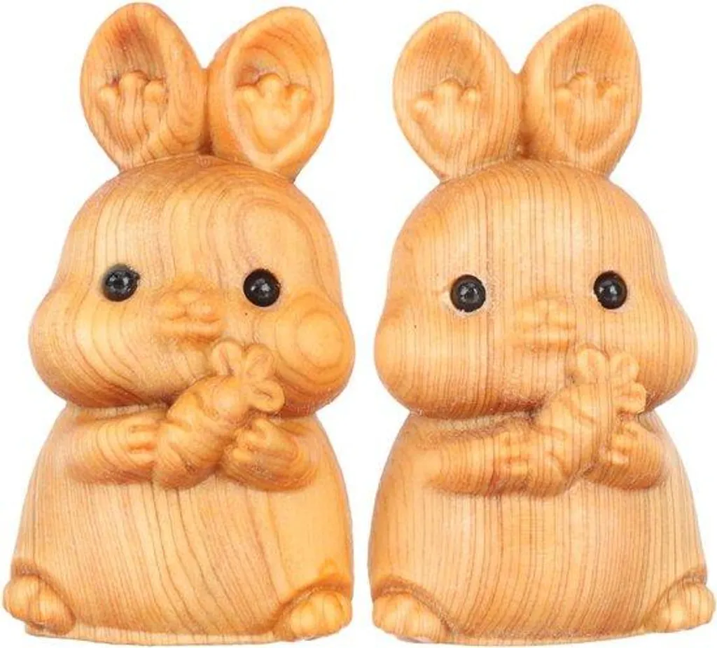 Accessoires Lapins en Bois : Égayez votre Intérieur et votre Conduite