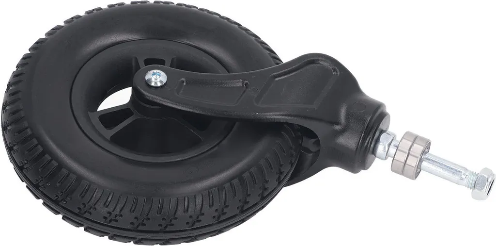 Roue avant pour fauteuil roulant, roulette 6 pouces universelle noire