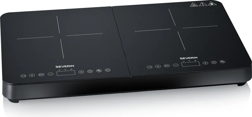 Table de cuisson induction 2 feux Severin DK1027 noir 3400W performante