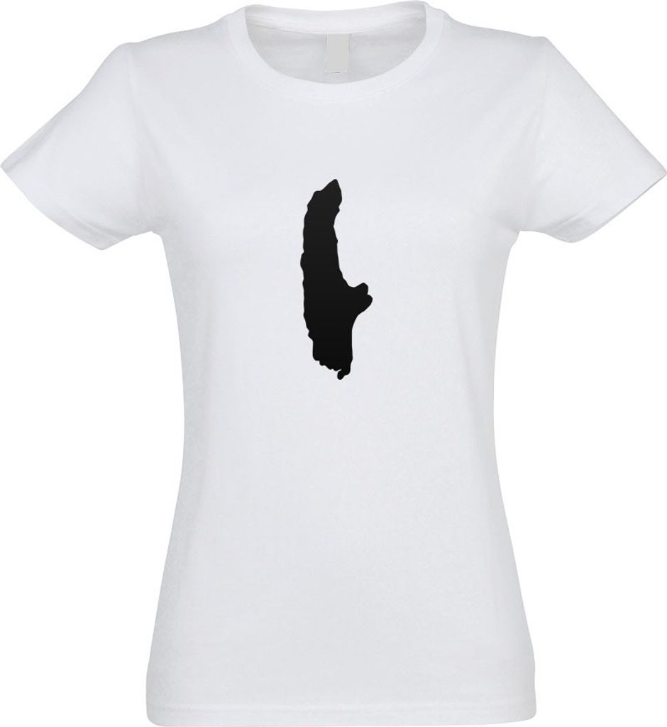 Kiwistar - T-Shirt tailliert - Damen - Weiss - Ammersee - Deutschland - See - mit Motiv Bedruckt - Funshirt Design - Sport - Freizeit - Damen - XXL