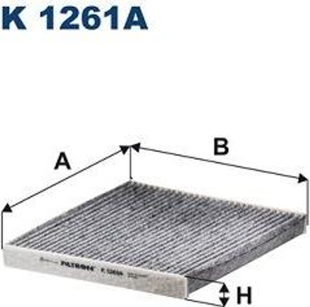 FILTRON K 1261A Innenraumluftfilter OE 1613733080 kompatibel mit Jumper, Boxer, Ducato