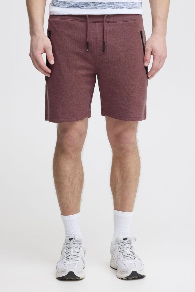 SOLID SDTaras Herren Sweatshorts kurze Hose Jogginghose mit Kordelzug Reißverschlusstaschen Baumwollmischung Regular fit